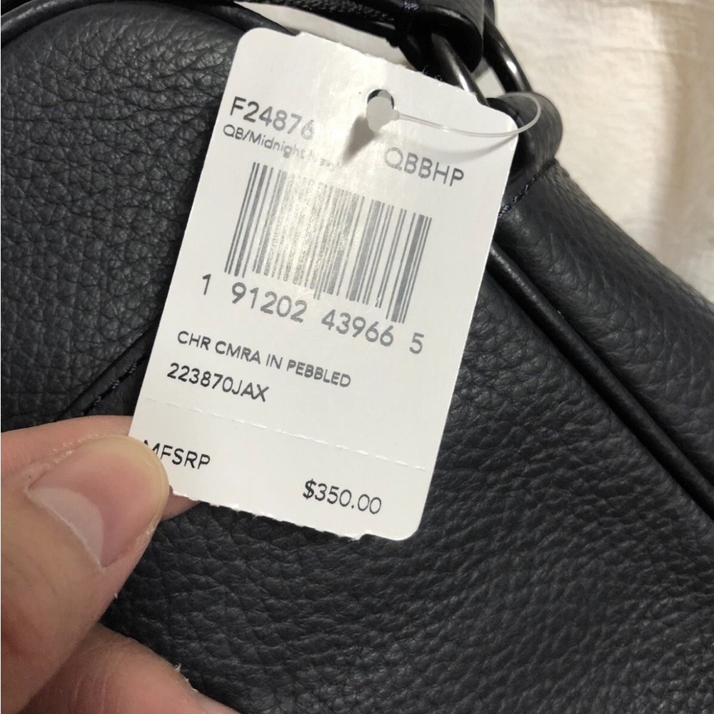 NEW Coach Men's Crossbody Messenger Leather Bag F24876 Midnight Navy - Picture 8 of 8